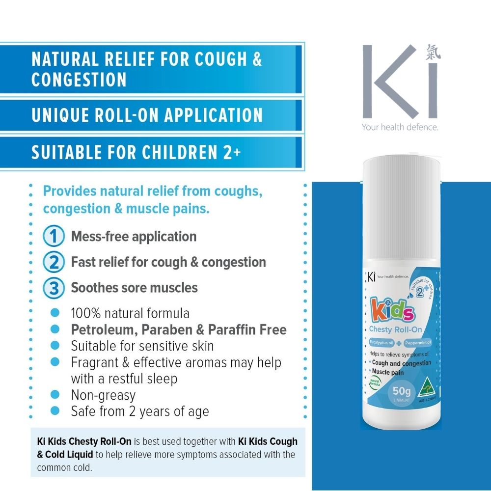 Ki Kids Chesty Roll On 50g