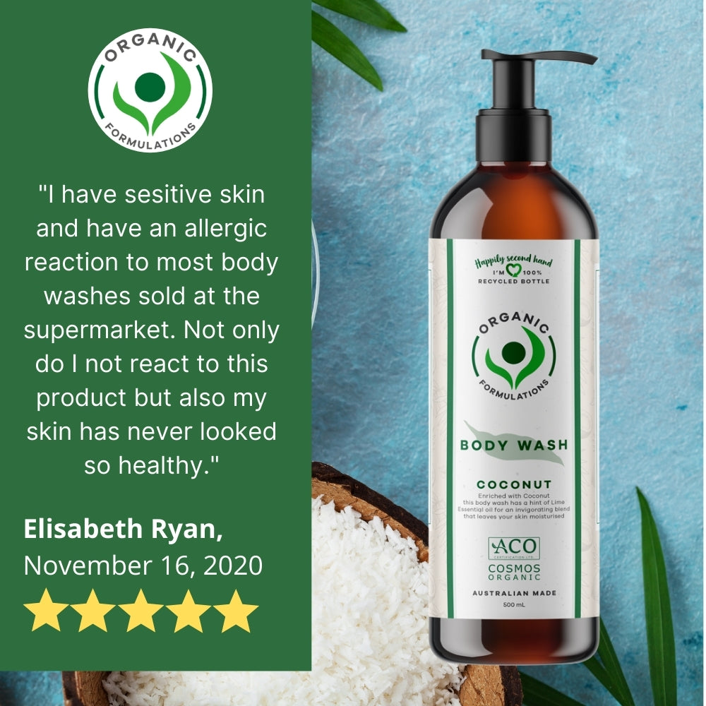 Organic Formulations Coconut Body Wash 500ml
