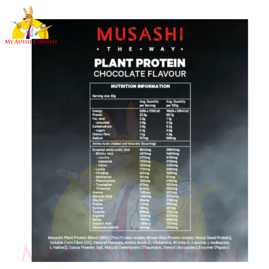 Musashi Plant Protein Powder