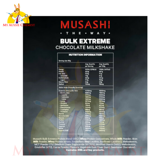 Musashi Bulk Extreme Protein Powder