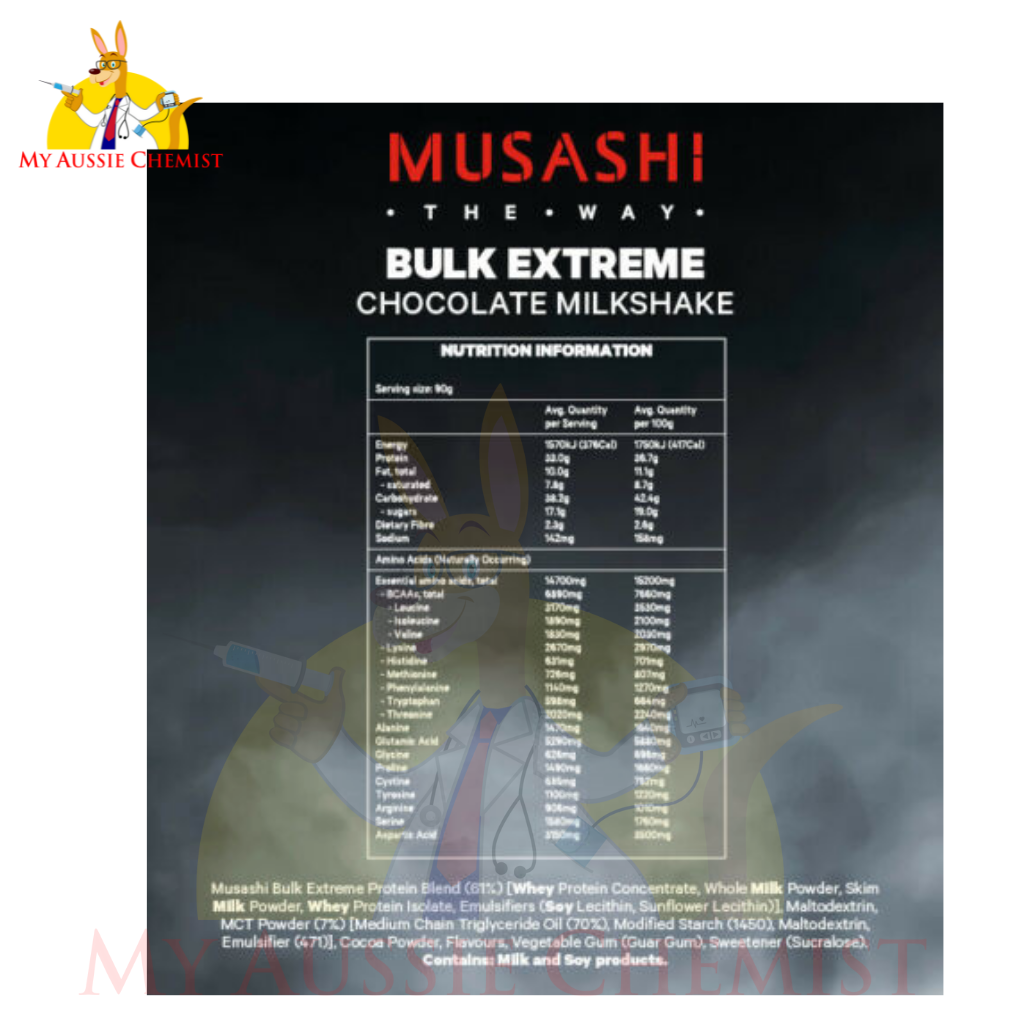 MUSASHI Bulk Extreme Protein Powder