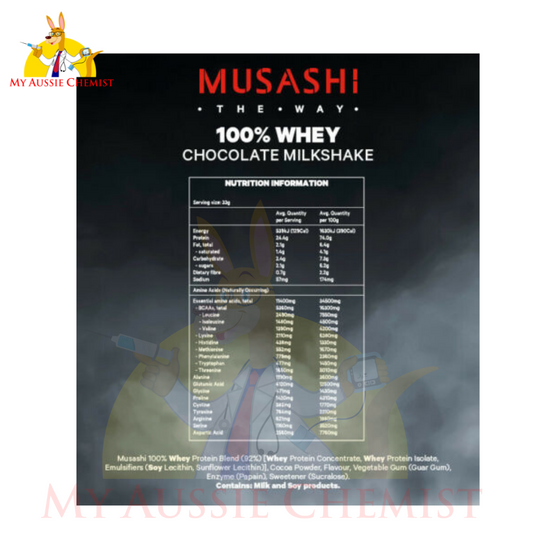 Musashi 100% Whey Protein Powder