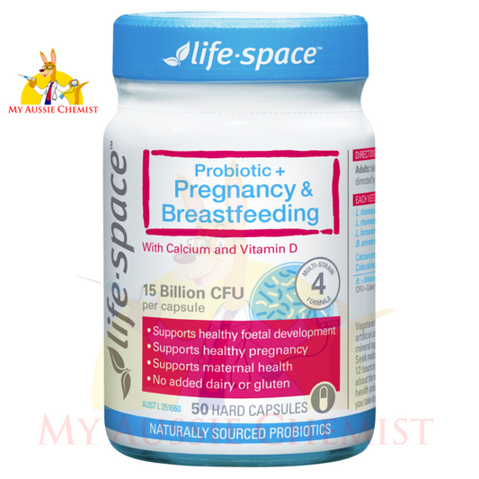 Life-Space Probiotic + Pregnancy & Breastfeeding 50 Hard Capsules Fridge Free