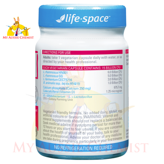 Life-Space Probiotic + Pregnancy & Breastfeeding 50 Hard Capsules Fridge Free