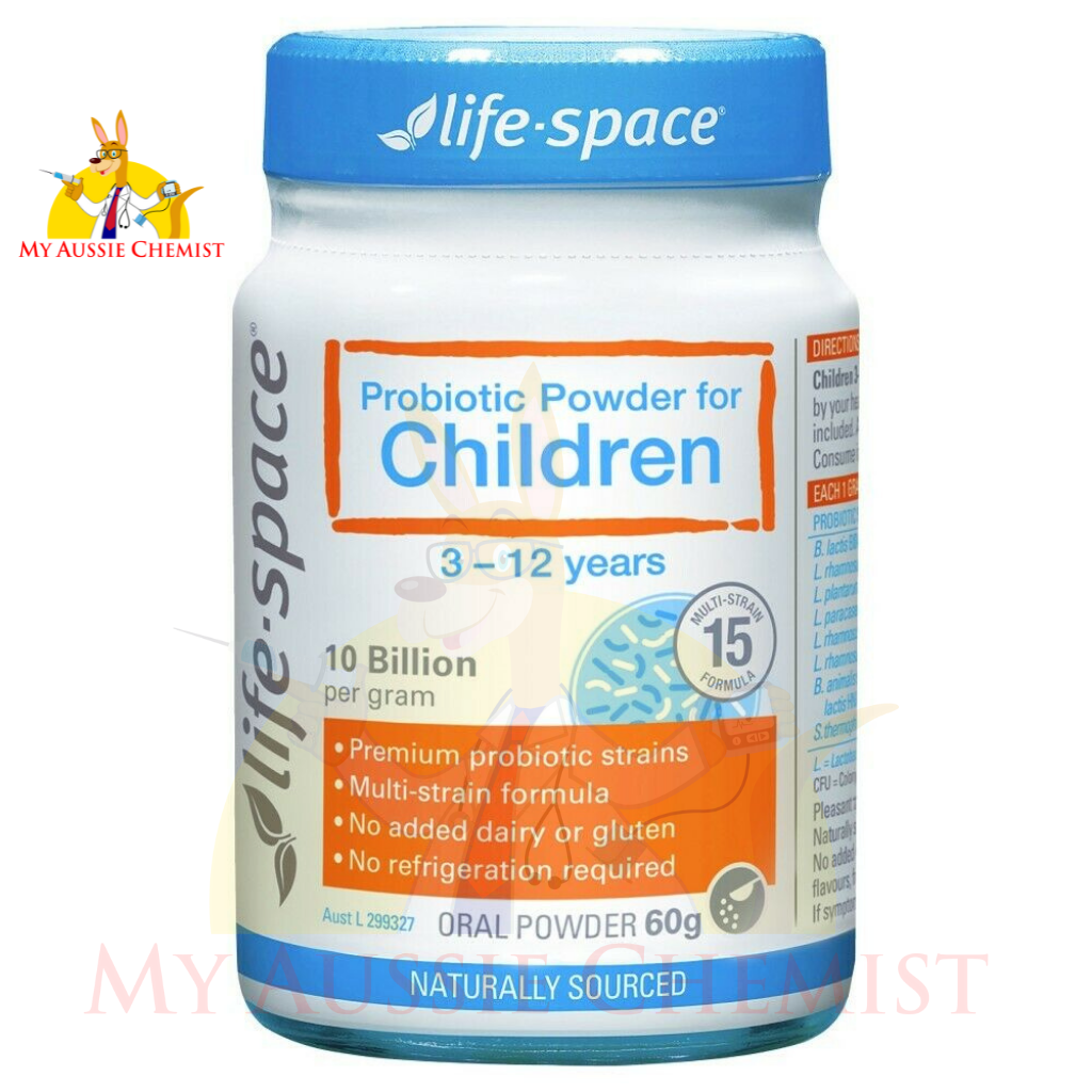 Life-Space Probiotic Powder for Children 60g 3 - 12 Years Kids Gut Health