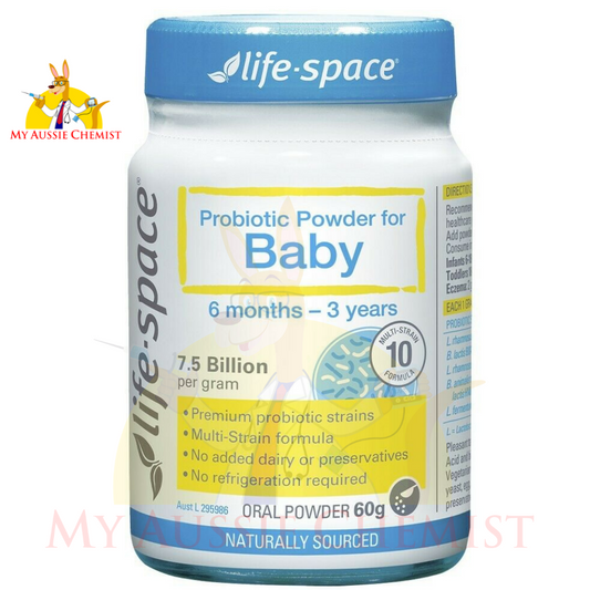 Life-Space Probiotic Powder for Baby 60g 6 Months - 3 Years Gut Health Babies