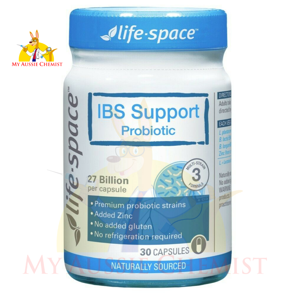 Life-Space IBS Support Probiotic 30 Capsules Irritable Bowel Syndrome Relief