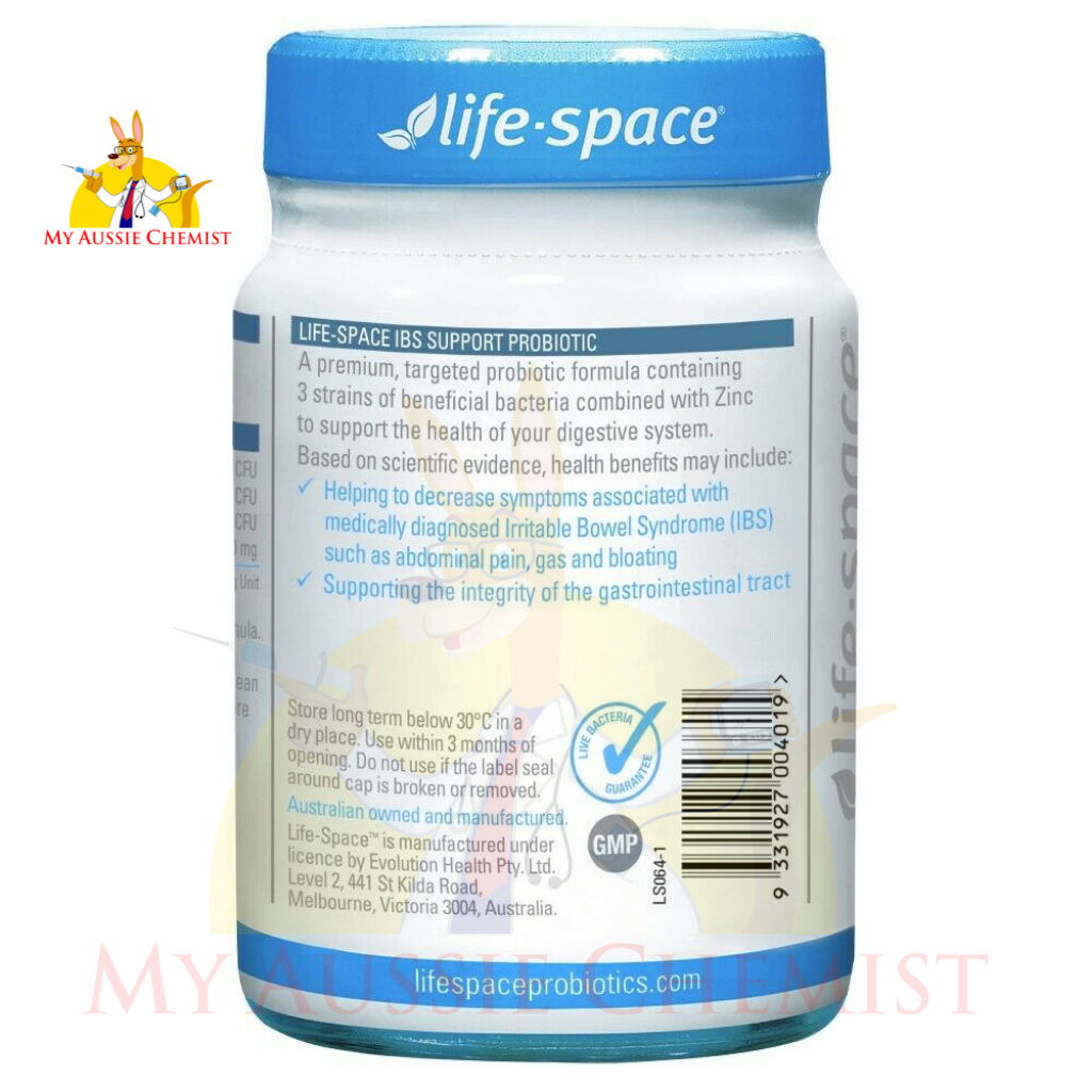 Life-Space IBS Support Probiotic 30 Capsules Irritable Bowel Syndrome Relief