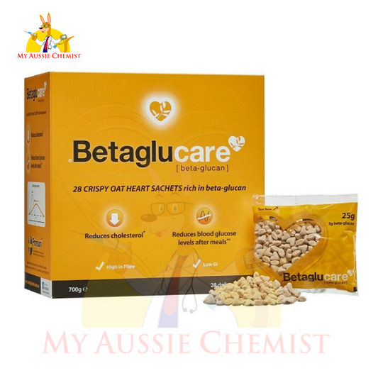 Betaglucare Beta-Glucan Crispy Oat Heart 28 x 25g Sachets (700g) Cholesterol