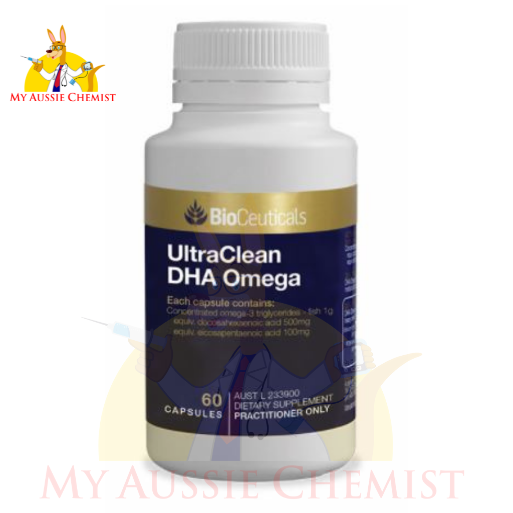Bioceuticals UltraClean DHA Omega 60 soft capsules