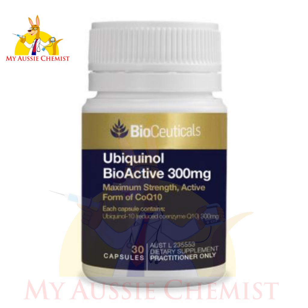 Bioceuticals Ubiquinol BioActive 300mg 30 Capsules