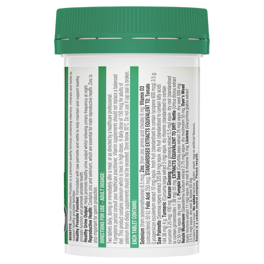 Swisse Ultiboost Prostate 50 Tablets Male Reproductive Health Saw Palmetto