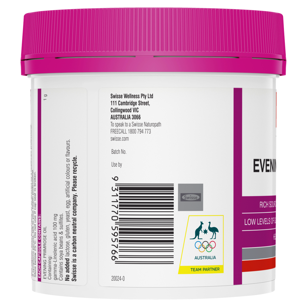 Swisse Ultiboost Evening Primrose Oil 200 Capsules Women's Health