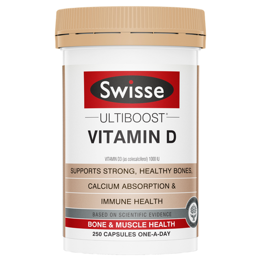 Swisse Ultiboost Vitamin D 250 Capsules D3