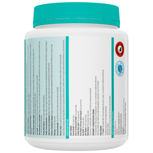 Swisse Ultiboost Odourless High Strength Wild Fish Oil 400 Soft Capsules 1500mg