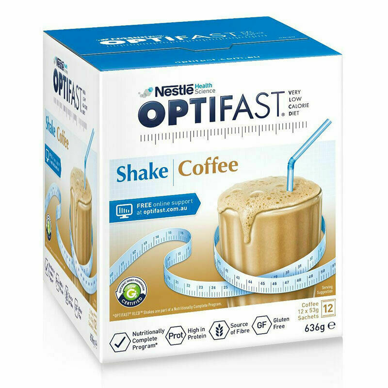 Optifast VLCD Shakes 12 x 53g Sachets (636g) Low Calorie Meal Replacement Diet