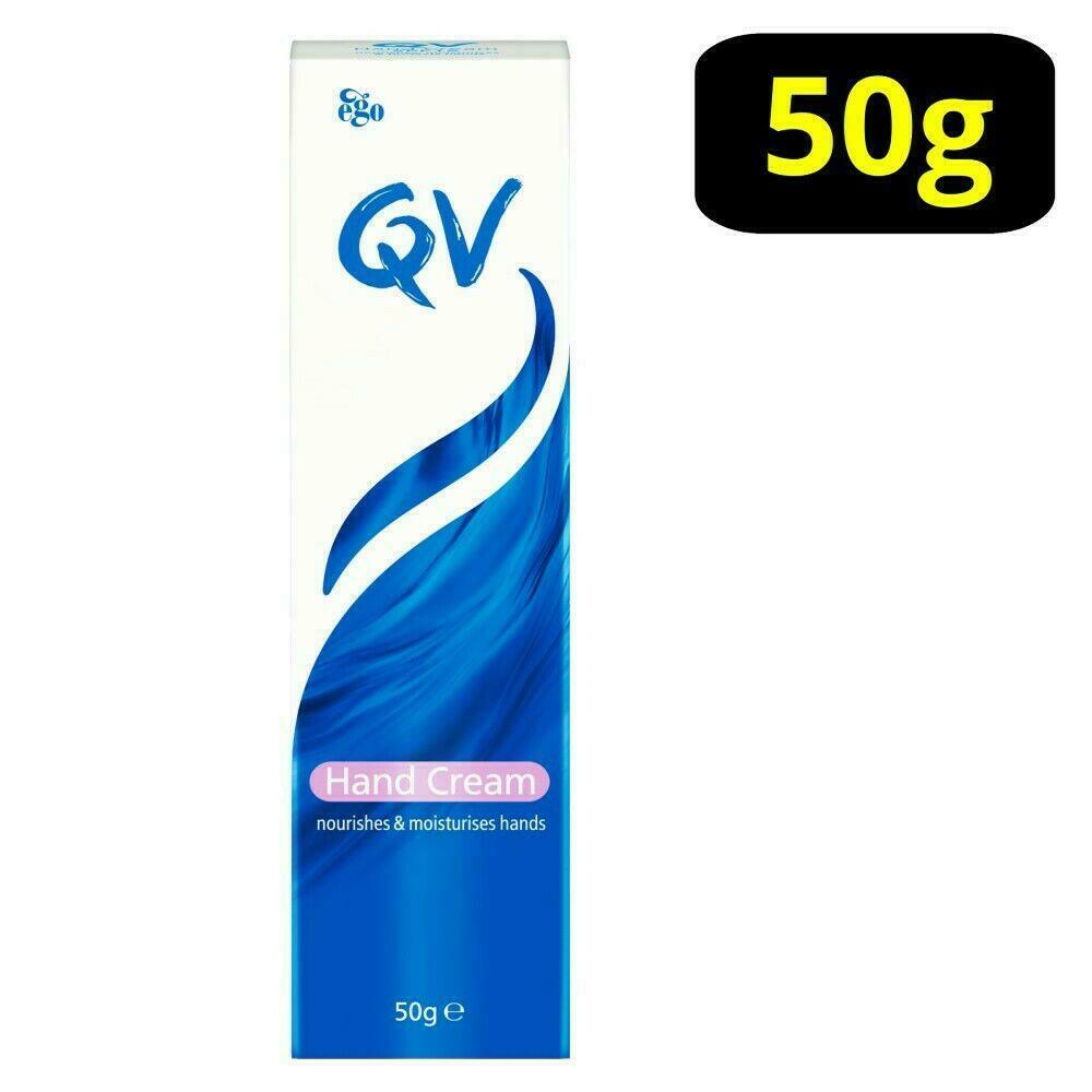 QV Hand Cream 50g Nourishes & Moisturises Hands Dry Sensitive Skin Ego