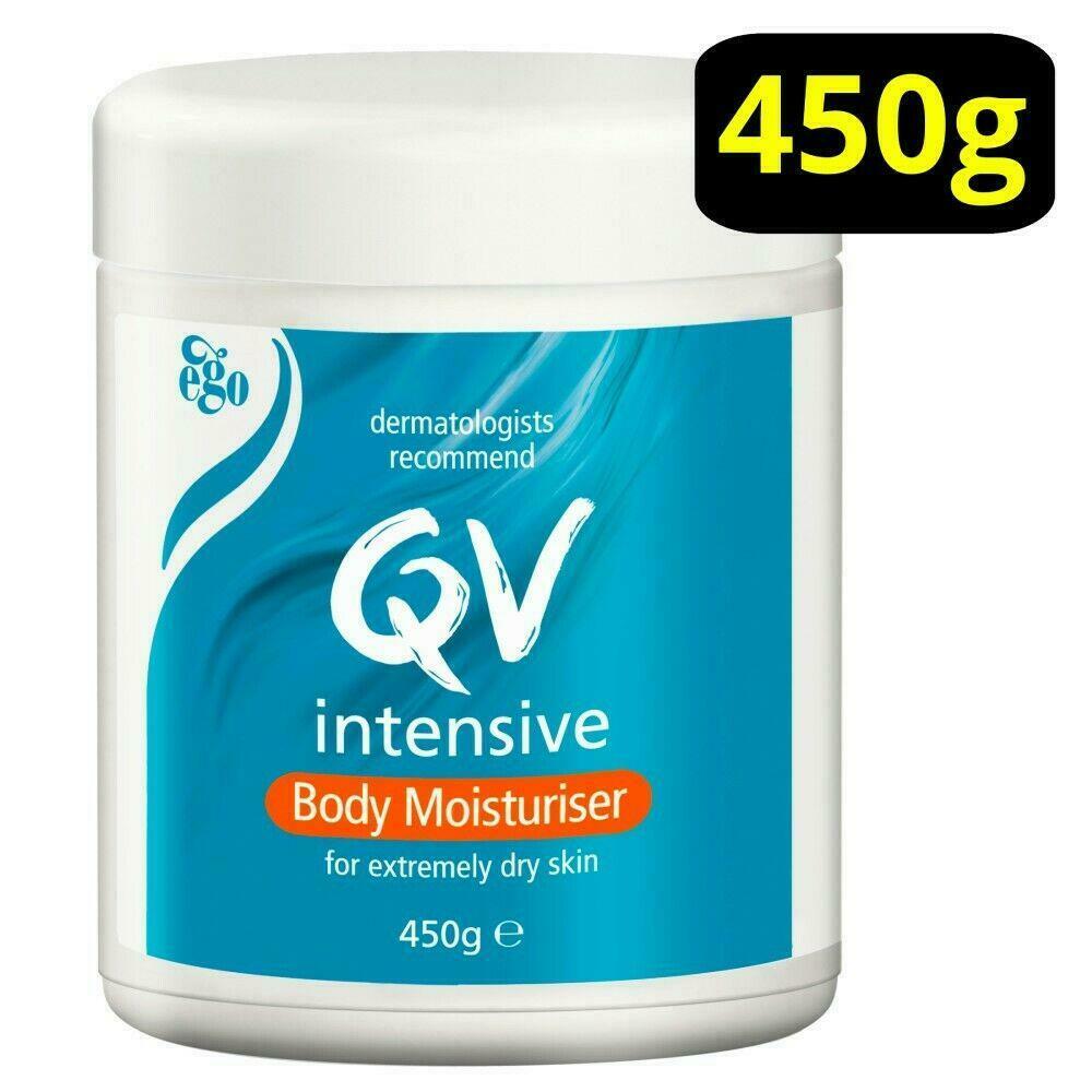 QV Intensive Body Moisturiser 450g Tub for Extremely Dry Skin Ego