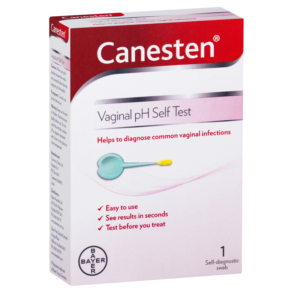 Canesten Vaginal pH Self Test Diagnose Common Vaginal Infections
