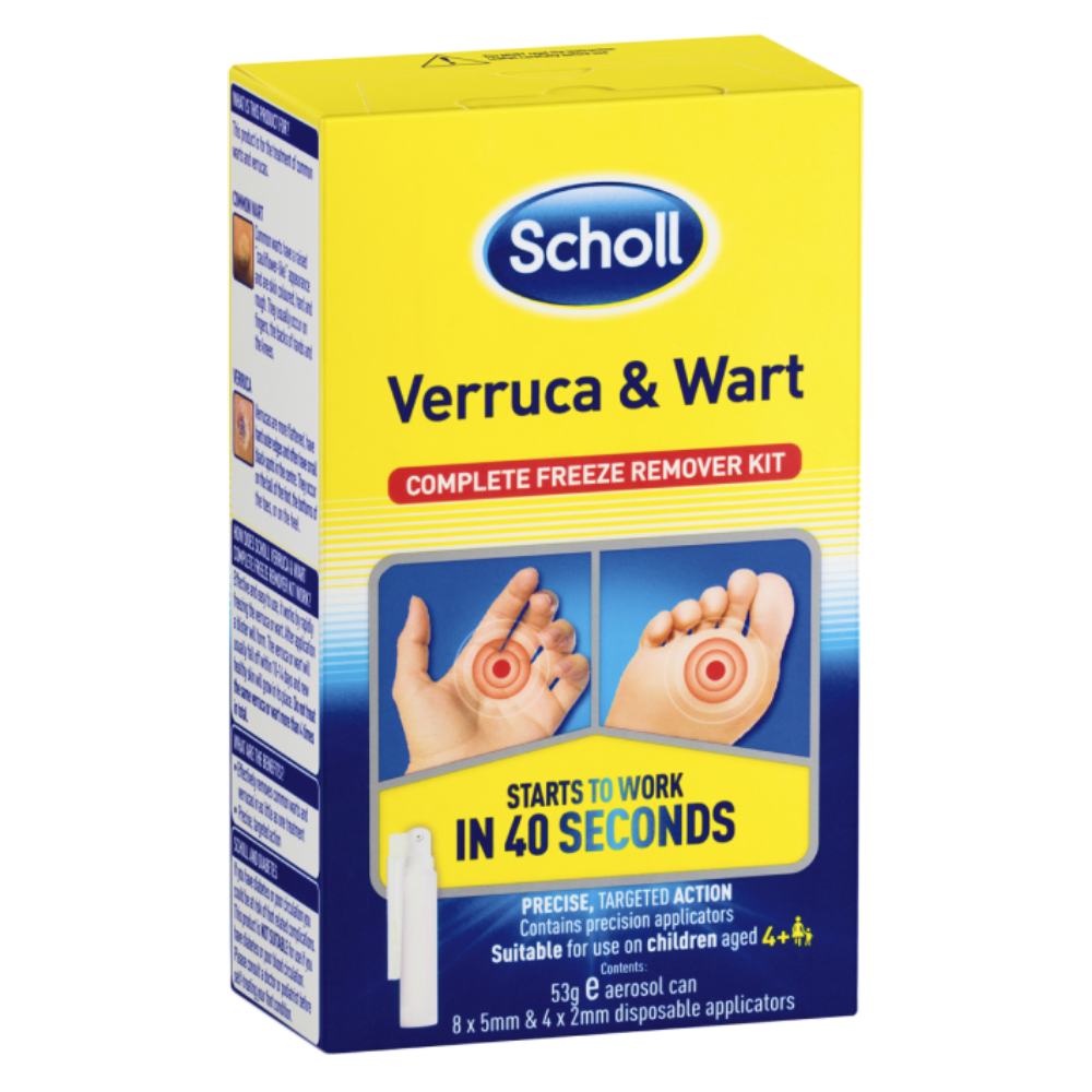 Scholl Verruca & Wart Complete Freeze Remover Kit Precise Targeted Action