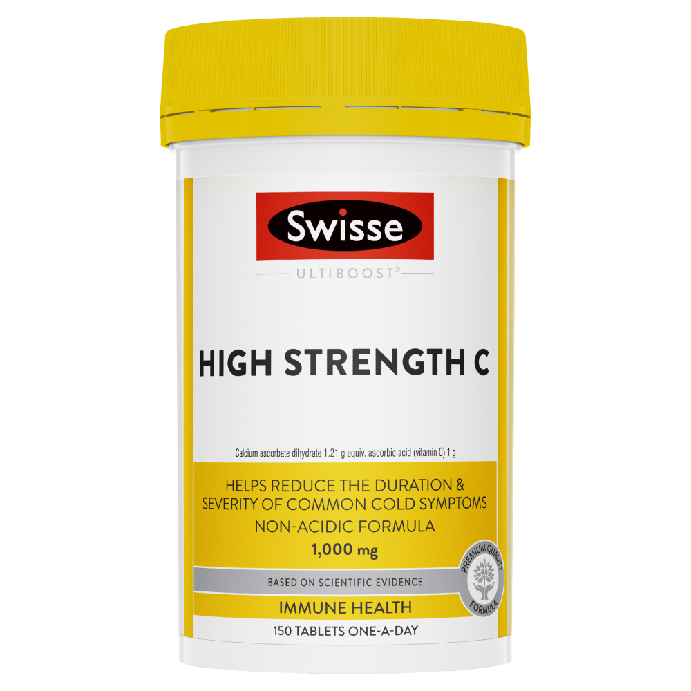 2XSwisse Ultiboost High Strength C 150 Tablets Vitamin C 1000mg Immune Health