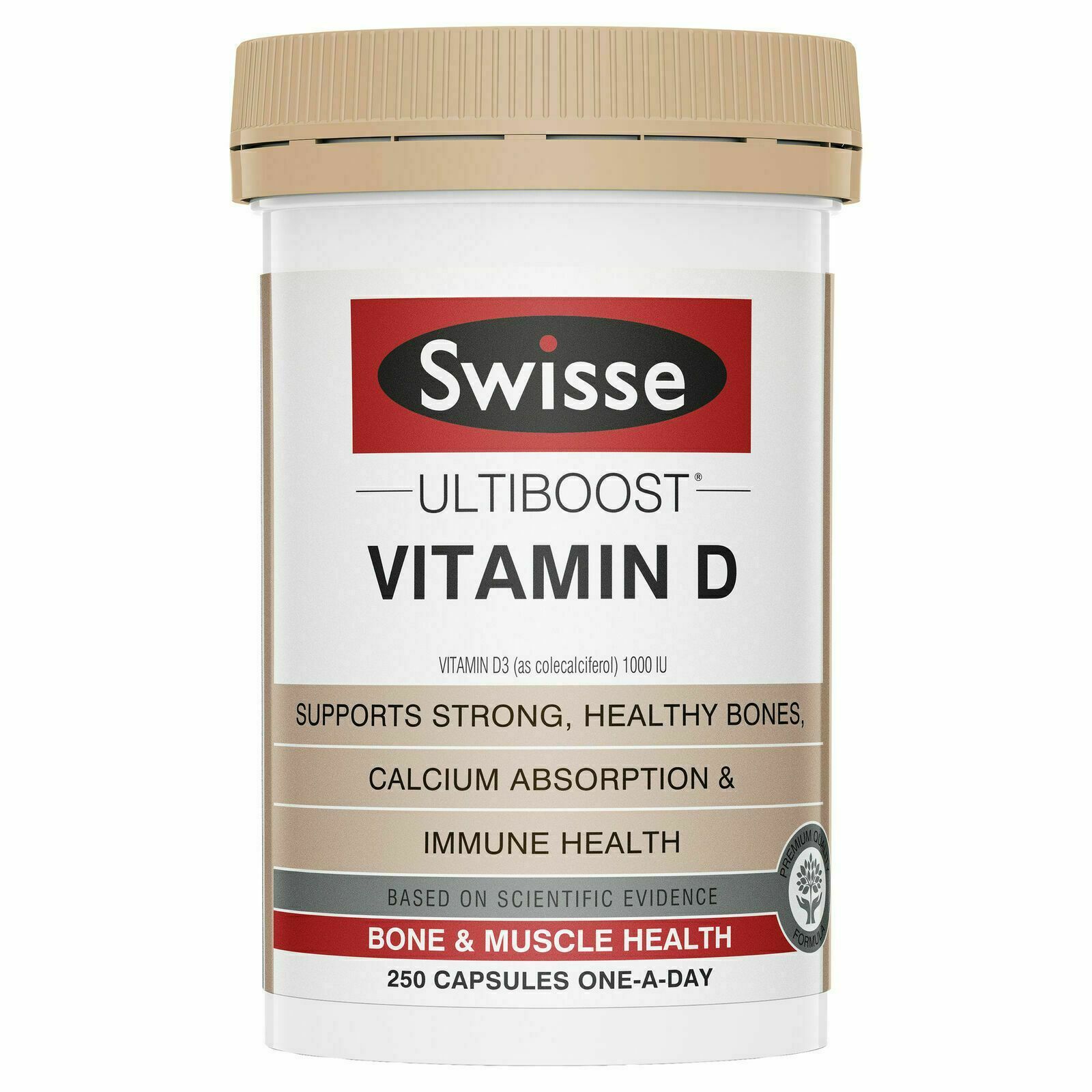 2XSwisse Ultiboost Vitamin D 250 Tablets