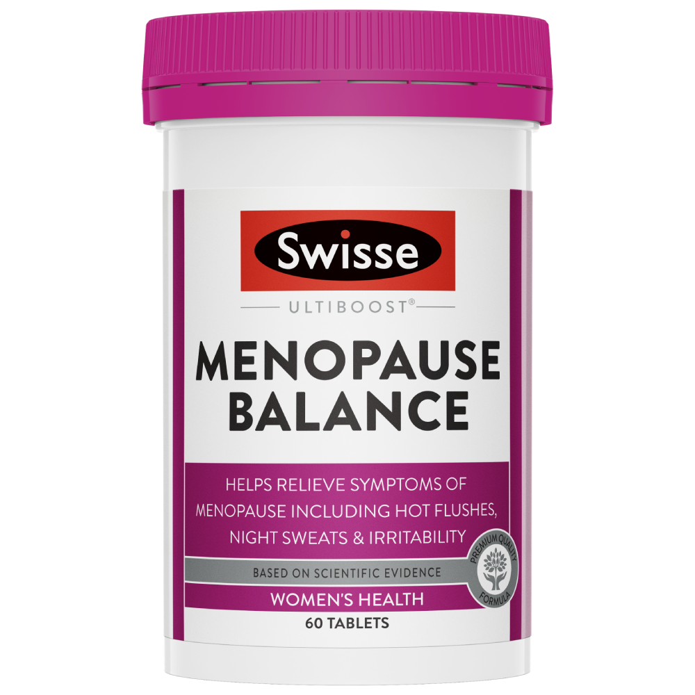2XSwisse Ultiboost Menopause Balance 60 Tablets Hot Flushes Night Sweats Relief