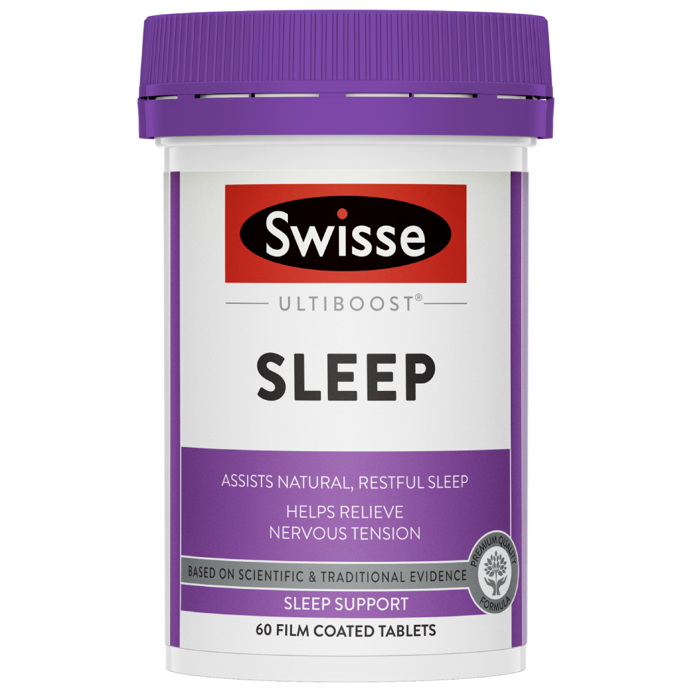 2XSwisse Ultiboost Sleep 60 Tablets Valerian Restful Sleep Nervous Tension
