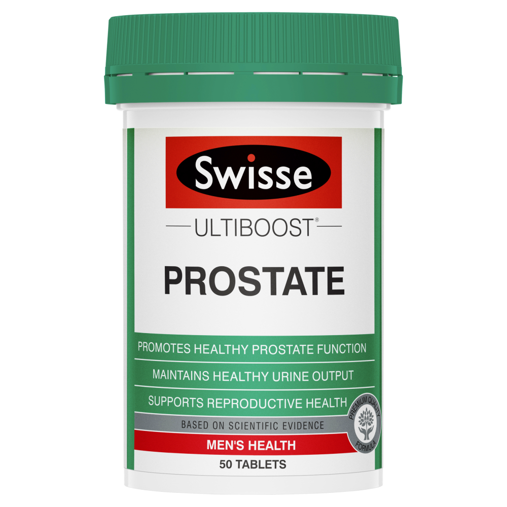2XSwisse Ultiboost Prostate 50 Tablets Male Reproductive Health Saw Palmetto