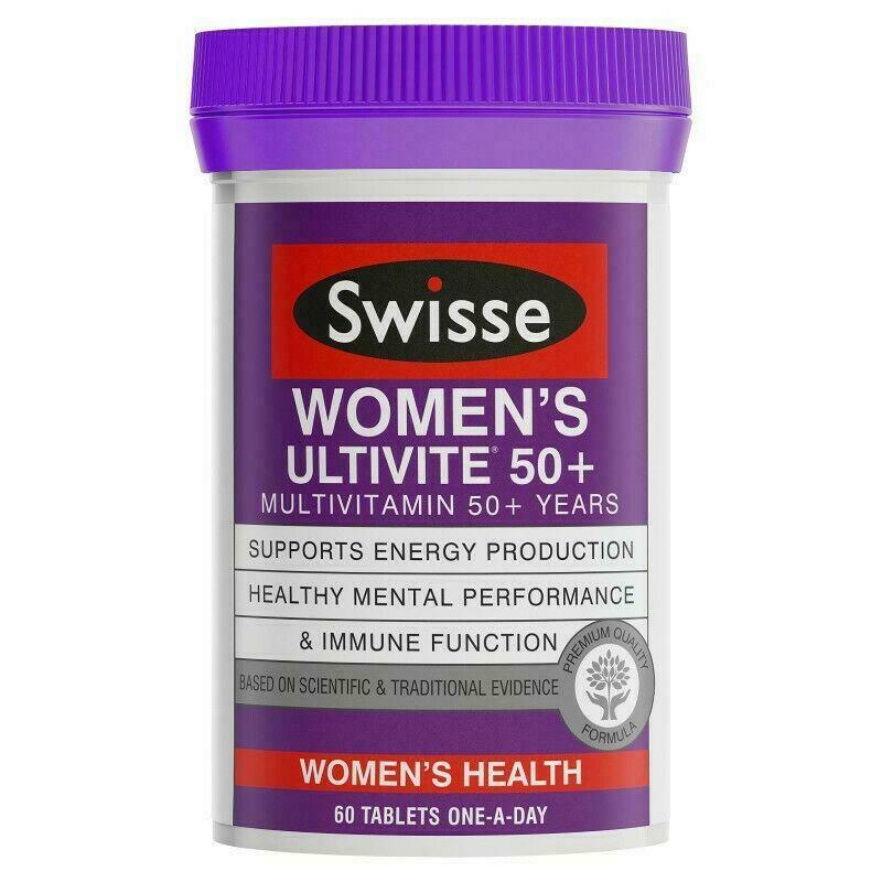 2XSwisse Women's Ultivite 50+ Multivitamin 60 Tablets 50+ Years Womens Health