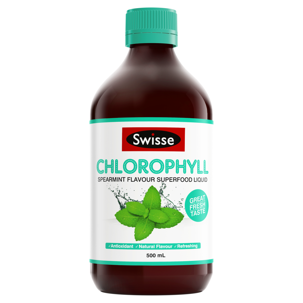2XSwisse Chlorophyll 500mL Oral Liquid - Spearmint Flavour Healthy Detoxificatio