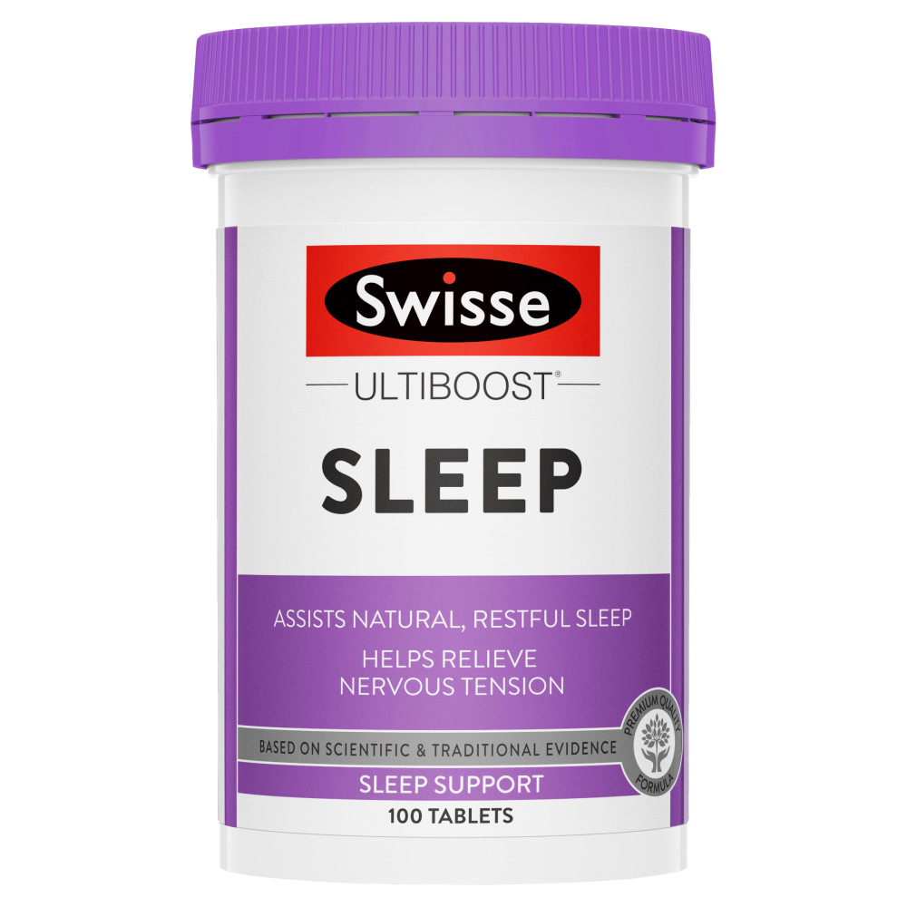 2XSwisse Ultiboost Sleep 100 Tablets Valerian Restful Sleep Nervous Tension