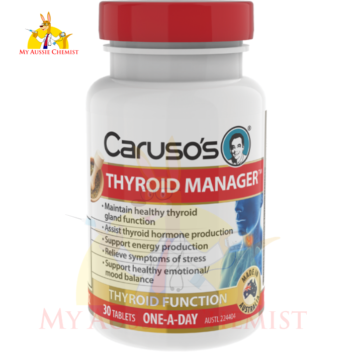 Caruso's Thyroid Manager 30 Tablets