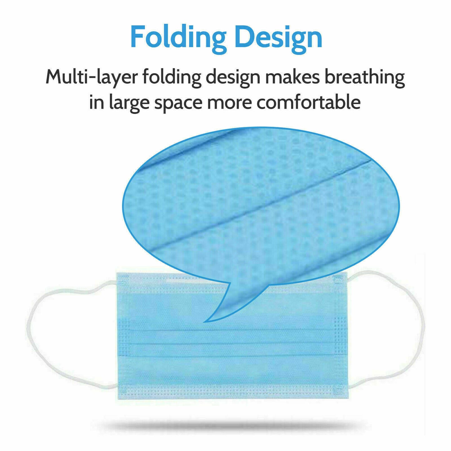 Disposable Daily Protective Face Mask Anti Bacterial Filter 3 Layer Masks 100pcs