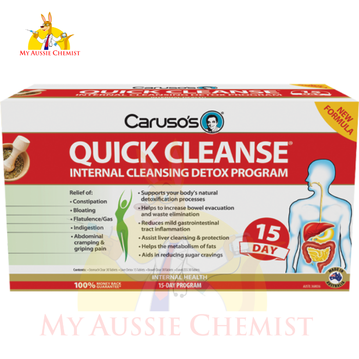 Caruso’s Quick Cleanse Internal Cleansing Detox Program (15 Day)