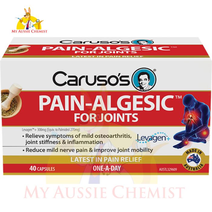 Caruso's Pain-Algesic For Joints 40 Capsules