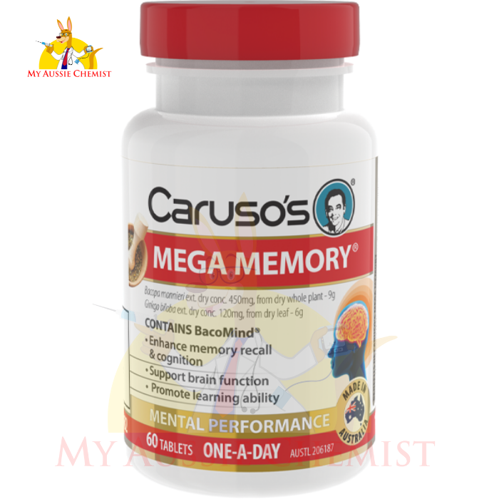 Caruso's Mega Memory 60 Tablets