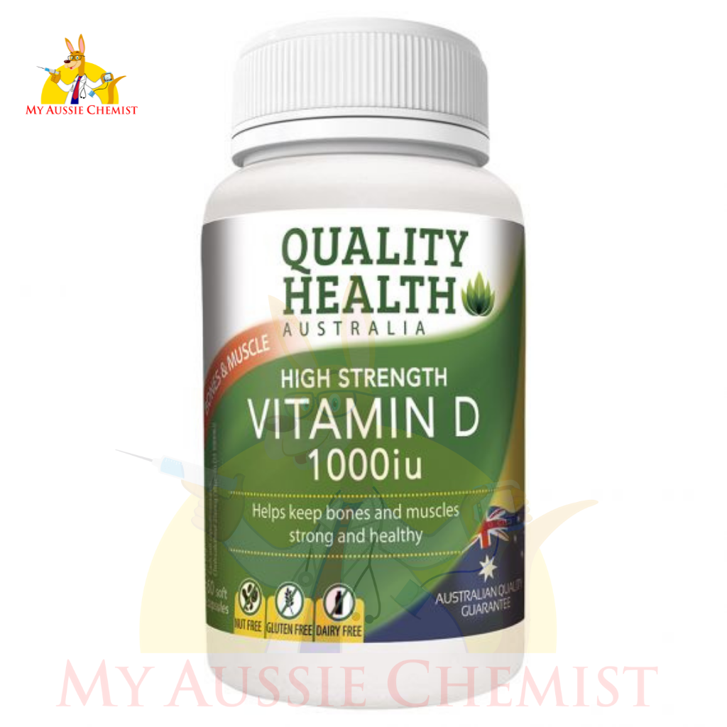 Quality Health High Strength Vitamin D 1000iu 60s