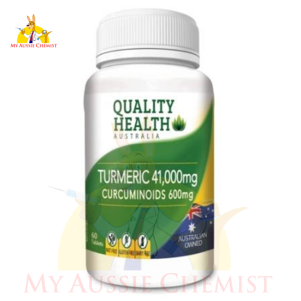 Quality Health Turmeric 41,000mg 60 Tablets