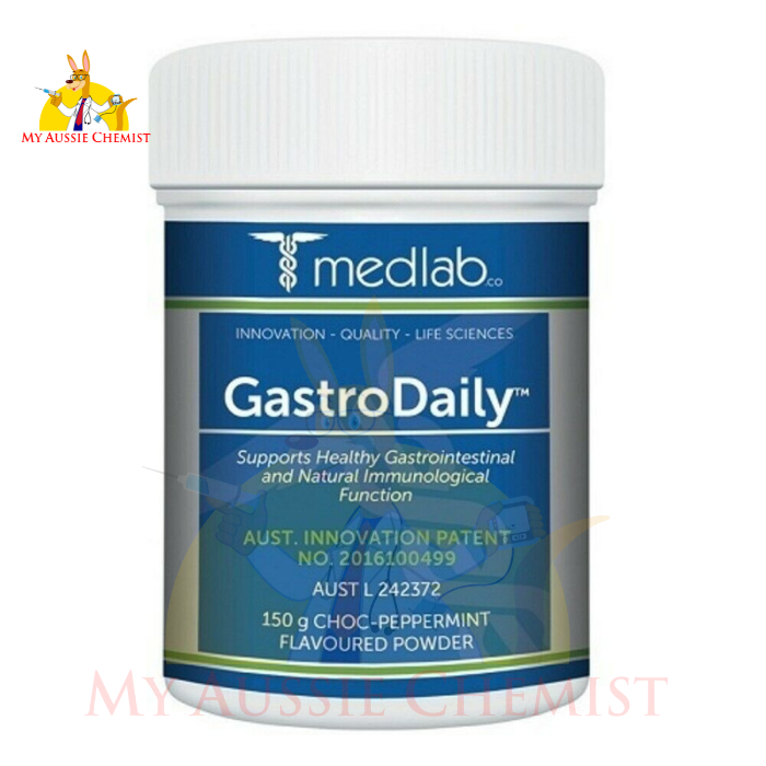 Medlab Gastro Daily Powder 150g GastroDaily Choc-Peppermint Flavour For IBS