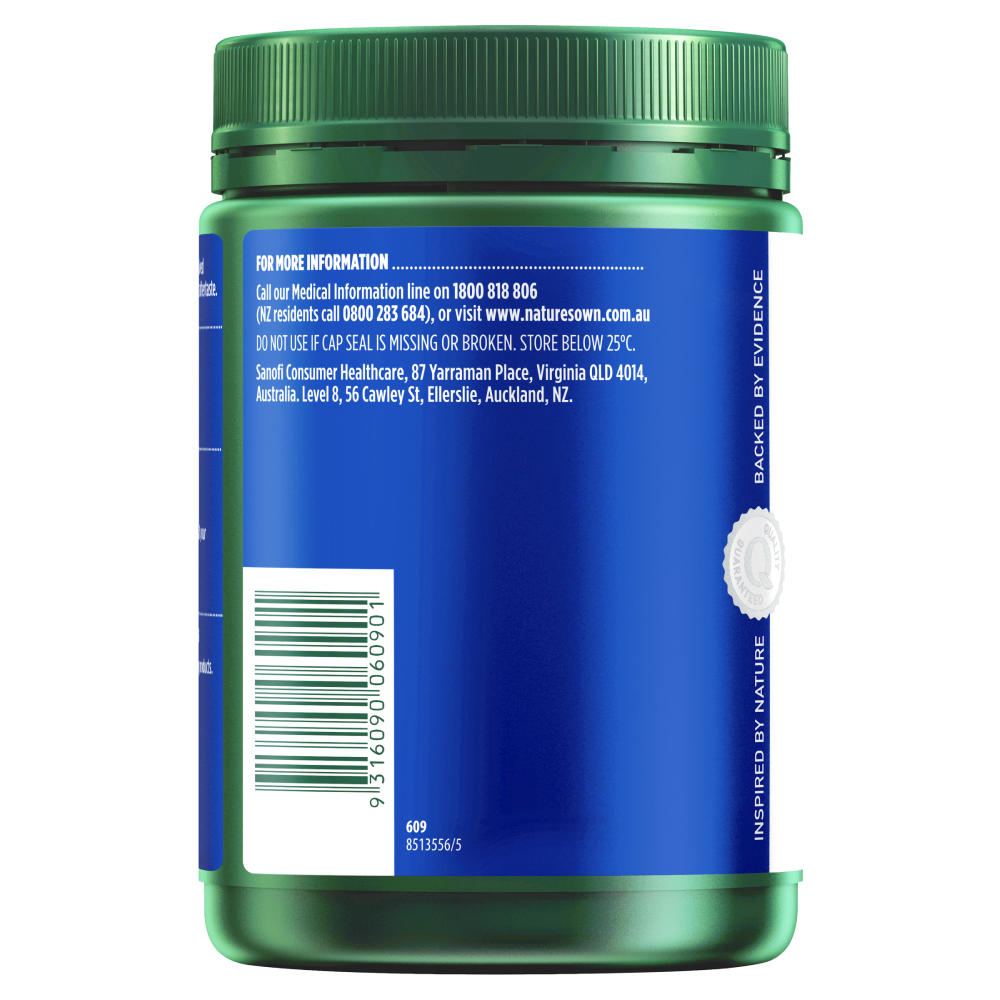 Nature's Own Odourless Fish Oil 1000mg 400 Capsules Omega-3 1g Natures Own