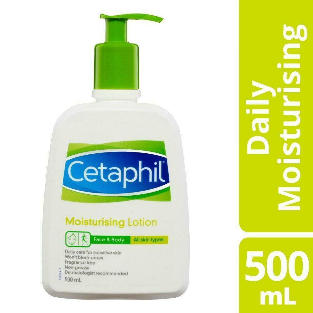 Cetaphil Moisturising Lotion 500mL Pump Sensitive Skin Fragrance Free