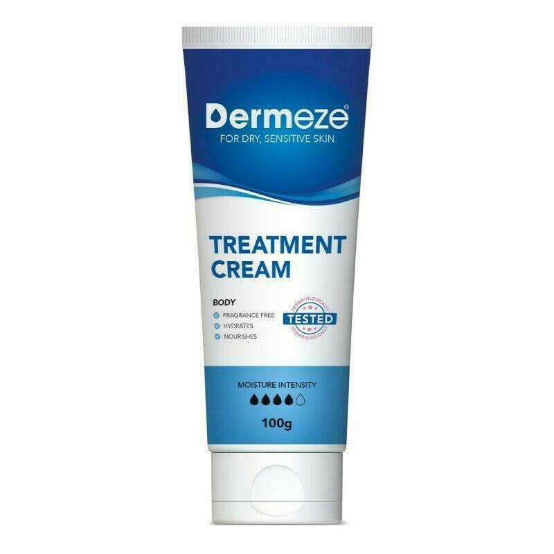 Dermeze Treatment Cream 100g Hydrates & Nourishes Sensitive Skin Paraben Free