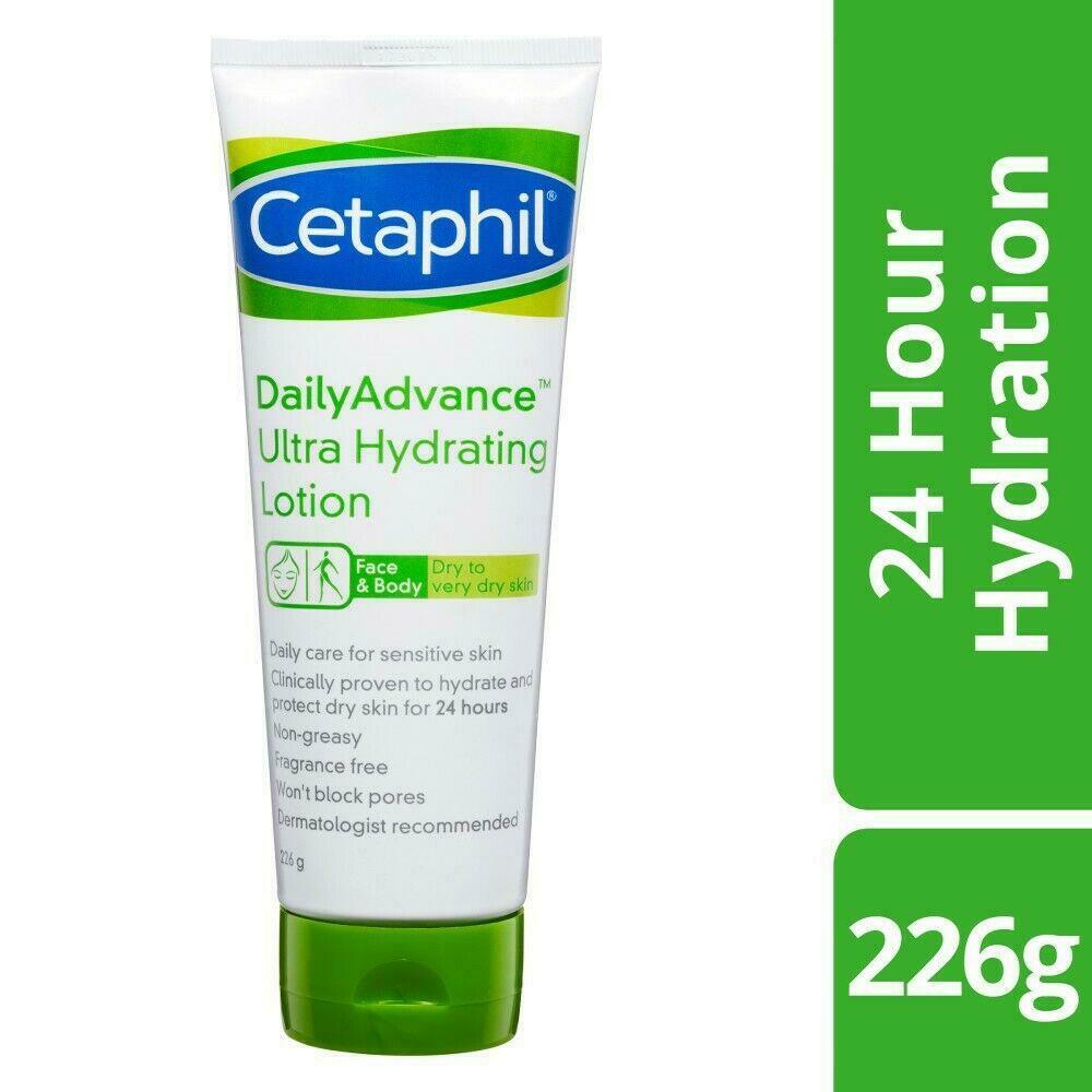 Cetaphil Daily Advance Ultra Hydrating Lotion 226g Very Dry Skin Fragrance Free