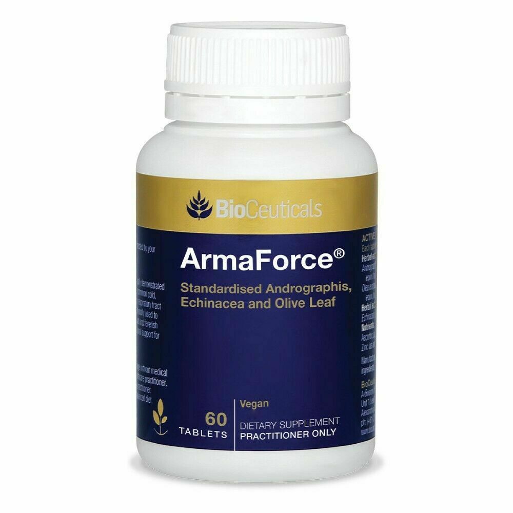 BioCeuticals ArmaForce Choose 30, 60 or 120 Tablets Immunity Booster Colds Vegan