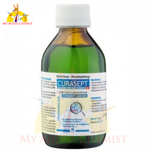 Curasept Chlorhexidine 0.20% Oral Rinse Mouthwash 200mL
