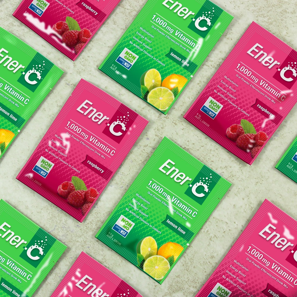 Ener-C Lemon Lime 12 Sachets – Multivitamin Drink Mix