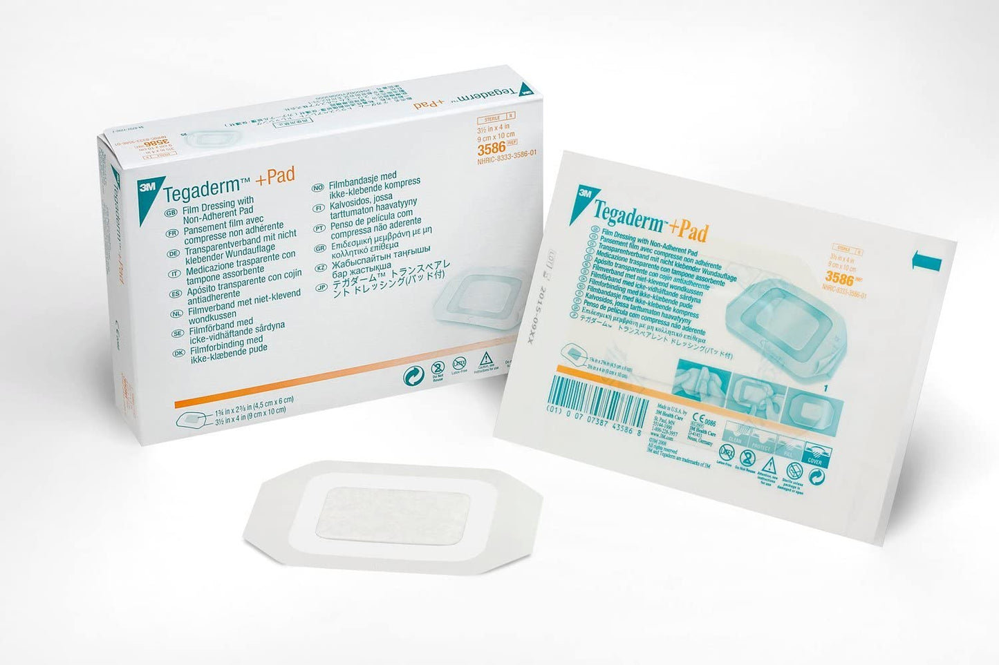 3M Tegaderm+ Pad Film Dressing 9Cmx10Cm Box 25