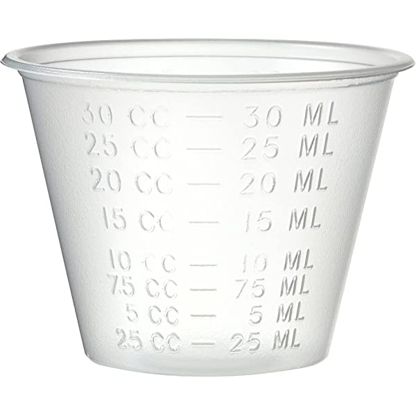 Medicine Cups Graduated Disposable 30Ml Pkt 100