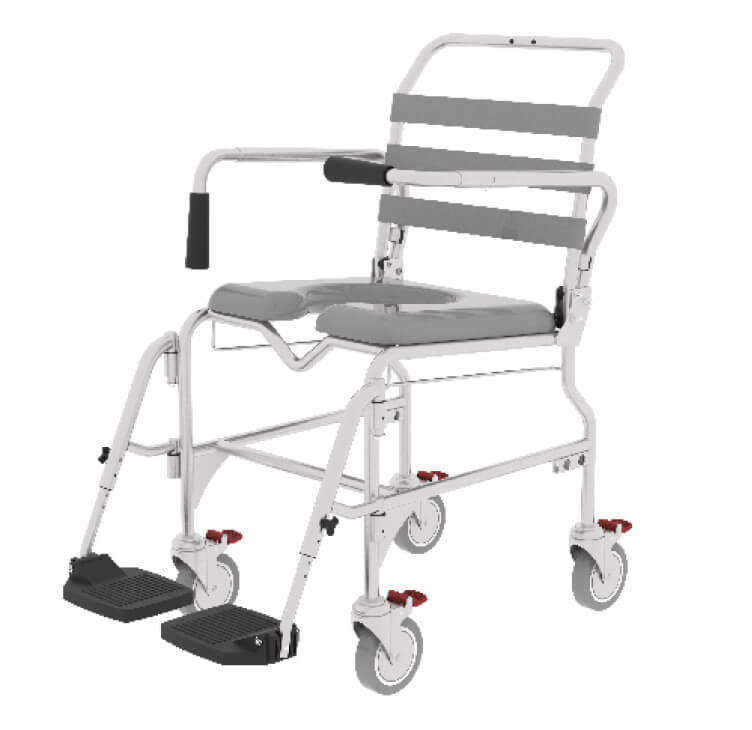 Aspire Shower Commode Swing Foot 460Mm, Each